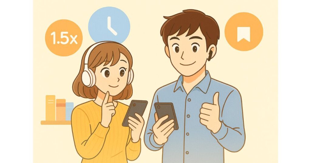 オーディブルの使い方で差がつく!実は便利な機能まとめ